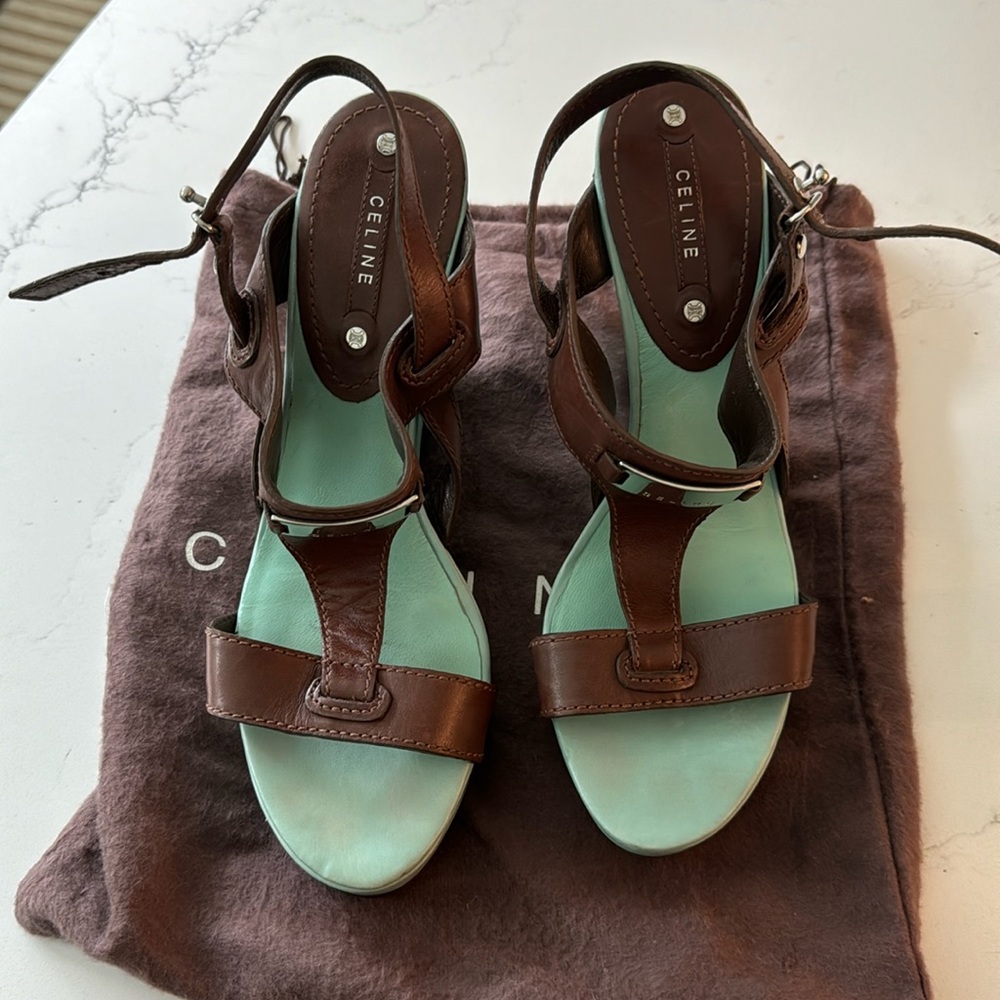 Vintage Celine Wedges